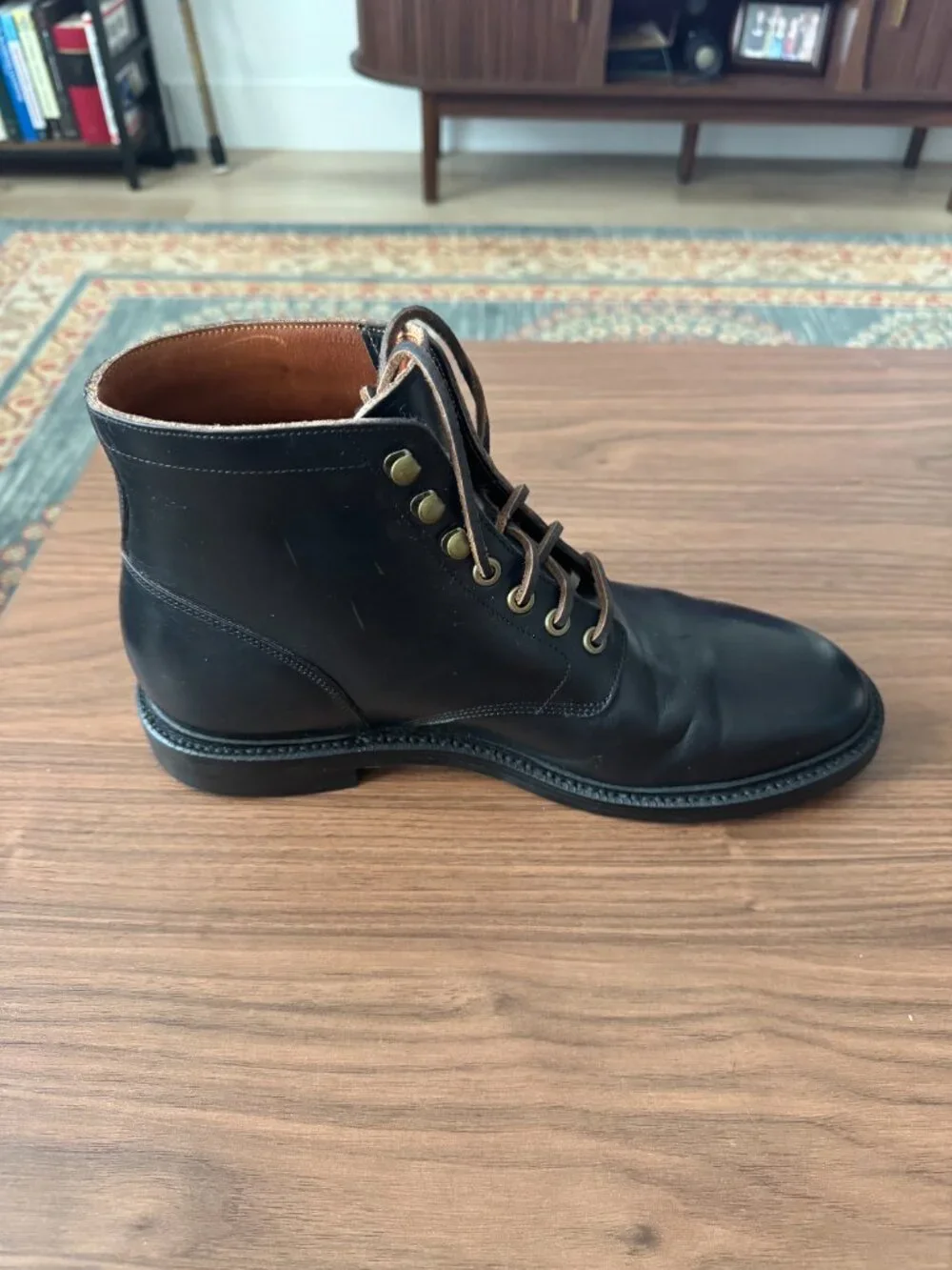 Grant Stone Diesel Boots, Black, Size 10E, Excellent Condition